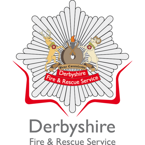 Derbyshire Fire and Rescue's logo